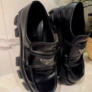 Prada Monolith Loafers